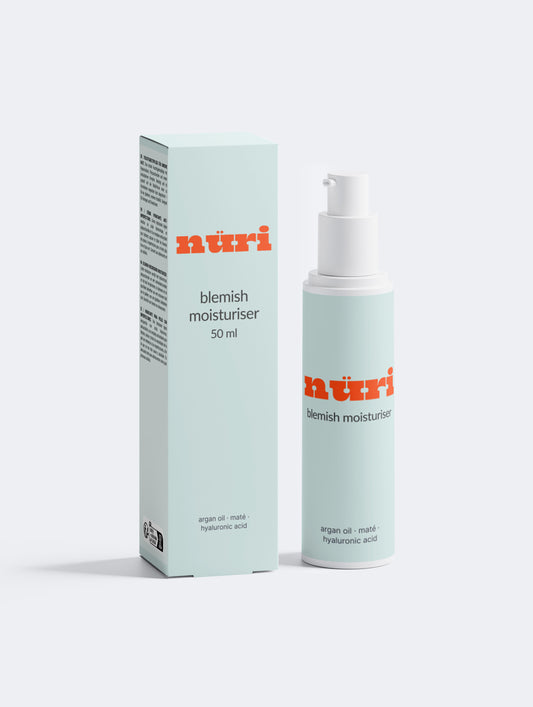 nüri Blemish Moisturiser lightweight cream 50ml