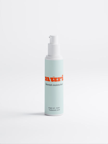 nüri Blemish Moisturiser lightweight cream 50ml