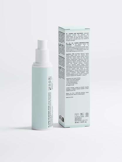 nüri Blemish Moisturiser lightweight cream 50ml back